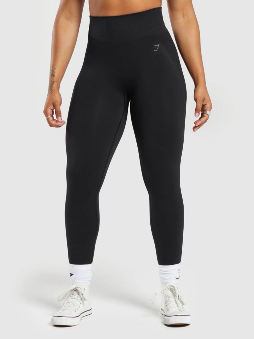Gymshark Black High-Rise Seamless Active Leggings